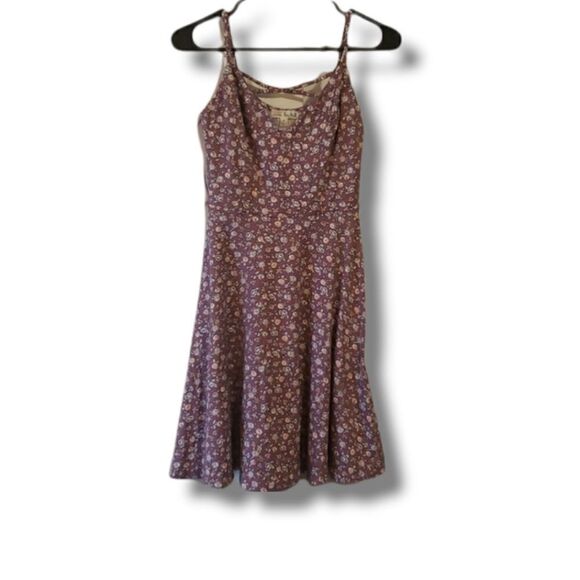 𝅺Stitch‎ Fix | Nine Britton Jayde Knit Back Floral Detail Purple Dress Size XS - Picture 3 of 7
